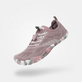 Tennis shoes barefoot zero drop sole, wide toe box, 4mm sole Saguaro Smart II rose red for adults